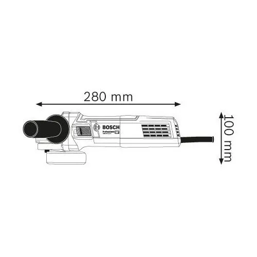 GWS 9-115 S PROFESSIONAL | 900 W 115 MM WINKELSCHLEIFER | DREHZAHLREGELUNG Dinamitek 3