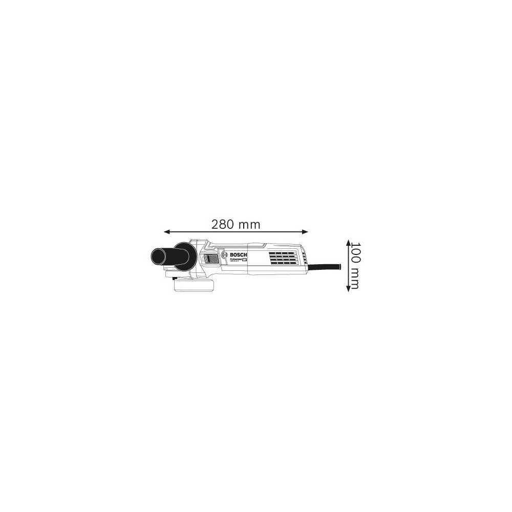 MEULEUSE D'ANGLE PROFESSIONNELLE GWS 9-115 S | 900 W, 115 MM | VITESSE VARIABLE Dinamitek 3