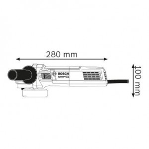 AMOLADORA ANGULAR GWS 9-115 S PROFESSIONAL DE 900 W Y 115 MM CON VELOCIDAD VARIABLE Dinamitek 3
