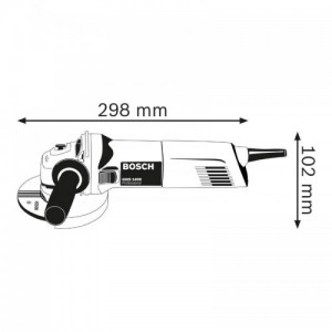 GWS 1400 PROFESSIONAL | WINKELSCHLEIFER 1400 W 125 MM | BESTSELLER NR. 1 Dinamitek 3