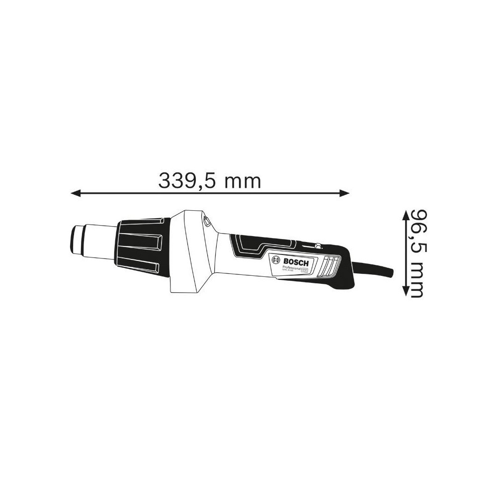 GHG 20-60 PROFESSIONAL | 2000-W-HEIßLUFTPISTOLE | 630 °C, 2 LEISTUNGSSTUFEN Dinamitek 3
