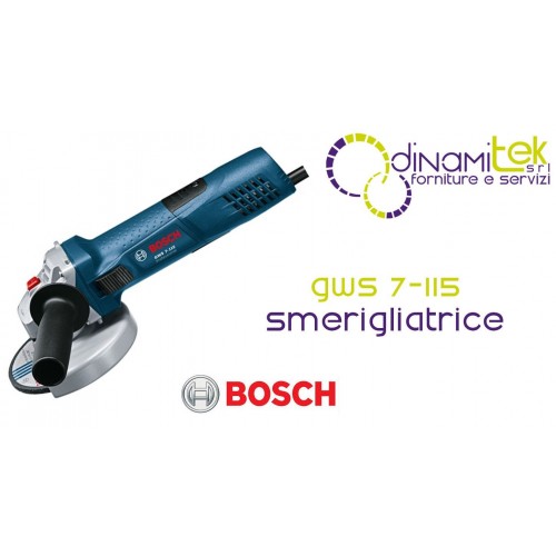 AMOLADORA ANGULAR | 720W, 115MM, MáXIMA ERGONOMíA GWS 7-115 BOSCH Dinamitek 1