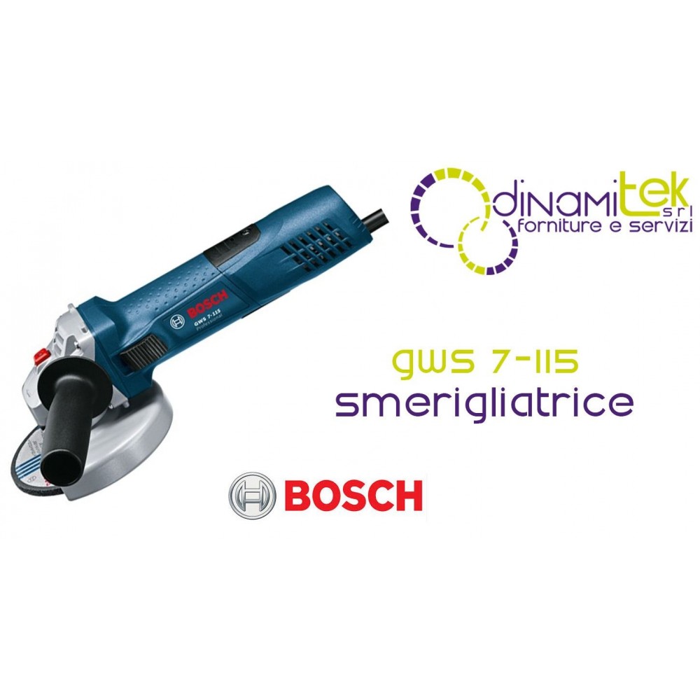 MEULEUSE D'ANGLE | 720 W, 115 MM, ERGONOMIE MAXIMALE GWS 7-115 BOSCH Dinamitek 1