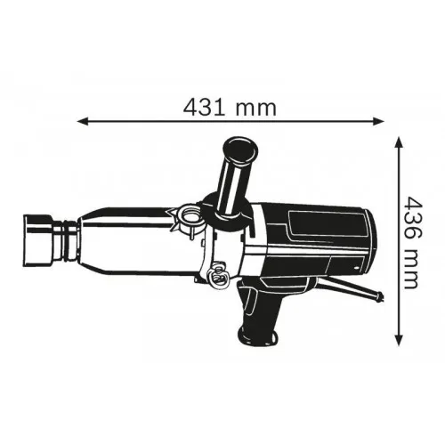GDS 30 PROFESSIONAL 1000NM IMPACT WRENCH - 1'' SQUARE DRIVE (0.601.435.103) Dinamitek 4