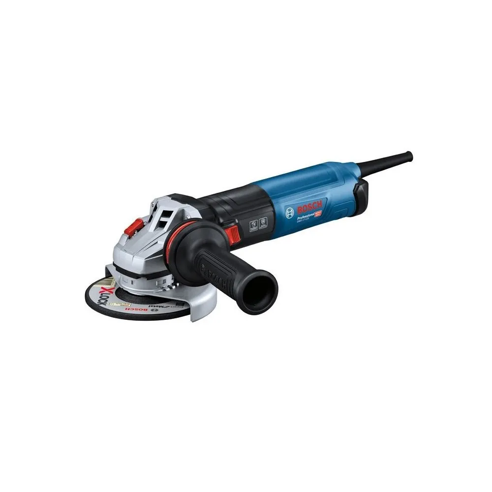 AMOLADORA ANGULAR GWS 17-125 1700 W, Ø125 MM, CONTROL DE RETROCESO (0,60 X 1,7 X 0,200) Dinamitek 2