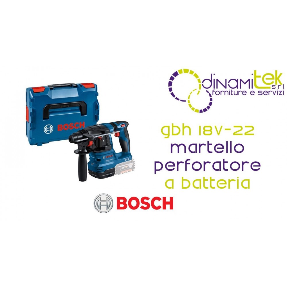 0.601.924.001 GBH 18V-22 MARTELLO PERFORATORE A BATTERIA BOSCH Dinamitek 1