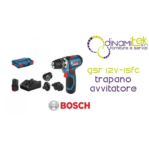 GRS 12V-15 FC FLEXICLICK AKKU-BOHRSCHRAUBER - L-BOXX 2X2,0AH (0,601,9F6,000) Dinamitek 1