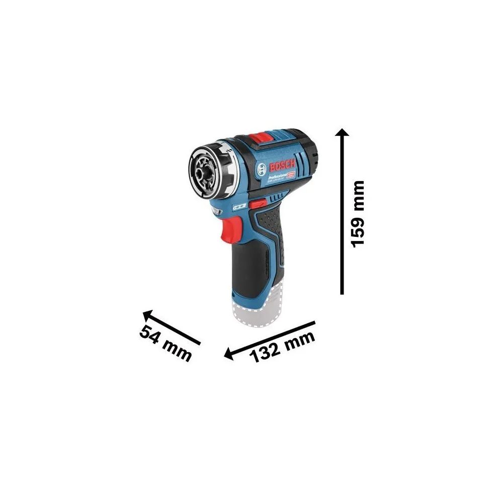 GRS 12V-15 FC FLEXICLICK DRILL DRIVER - L-BOXX 2X2.0AH (0.601.9F6.000) Dinamitek 3