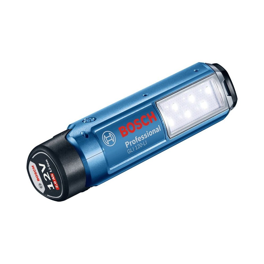 LAMPE TORCHE à PILES GLI 12V-300 PROFESSIONNELLE 300LM - 12V (0.601.4A1.000) Dinamitek 2