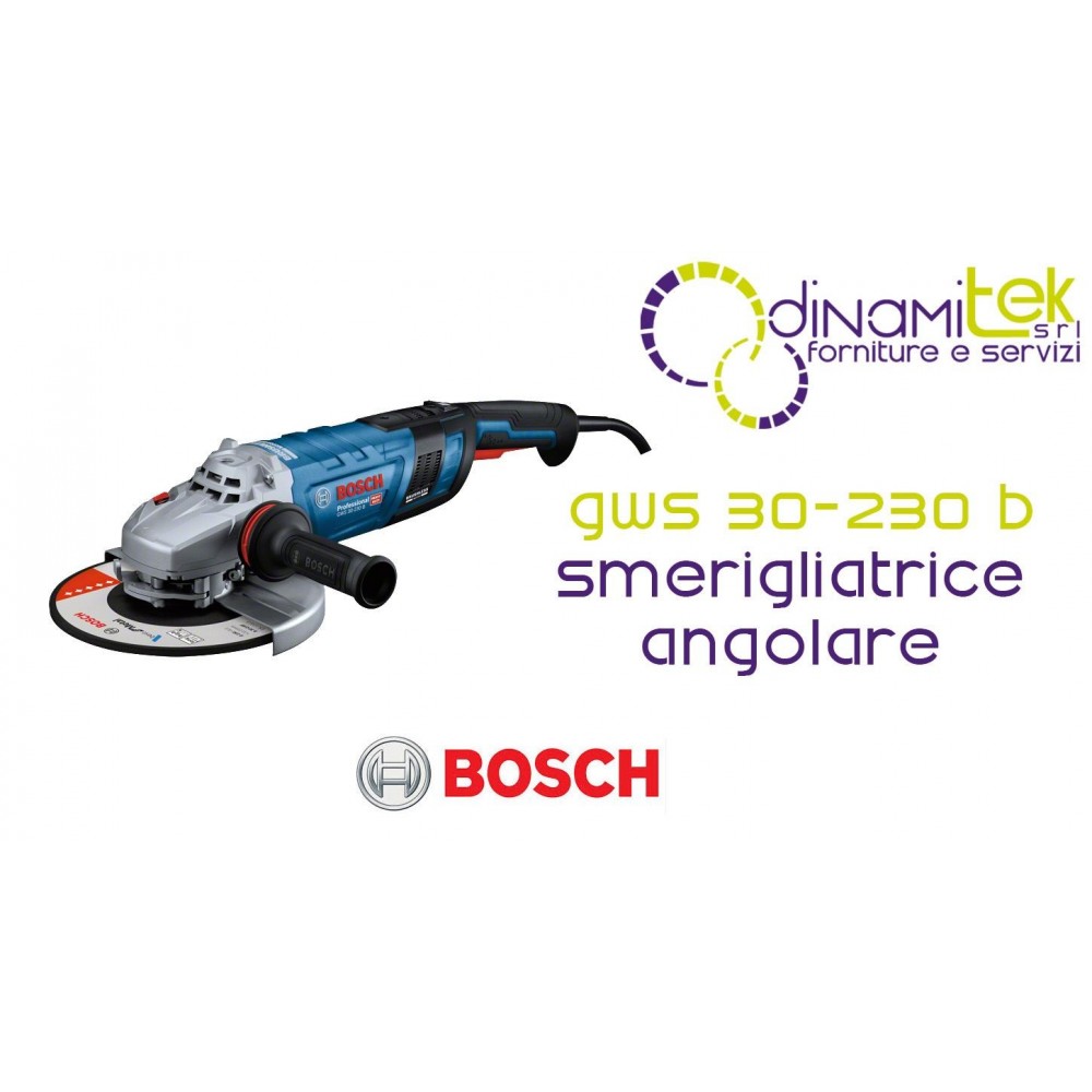 GWS 30-230 B PROFESSIONAL | MEULEUSE D'ANGLE SANS BALAIS 2800 W | 230 MM Dinamitek 1