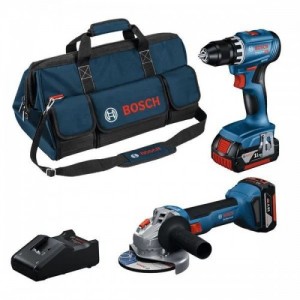 KIT COMBINé 18V GSR + GWS AVEC 2X4.0AH ET GAL 18V-40 PROFESSIONNEL (0.615.A50.07N) Dinamitek 2