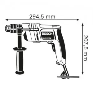 BOSCH GBM 13 HRE PROFESSIONAL DRILL | 550W HIGH-TORQUE DRILL FOR EXTREME DRILLING Dinamitek 3