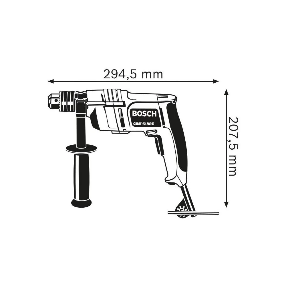 0.601.217.100 GSB 13 RE TRAPANO CON PERCUSSIONE PROFESSIONAL BOSCH Dinamitek 3