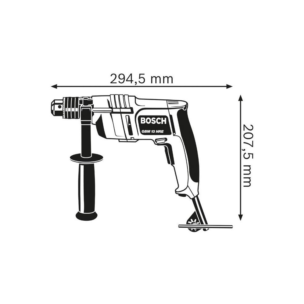 GSB 13 RE PROFESSIONAL | 600W BOSCH HAMMER DRILL | COMPACT 1.8 KG Dinamitek 3