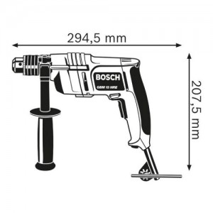 0.601.217.100 GSB 13 RE TRAPANO CON PERCUSSIONE PROFESSIONAL BOSCH Dinamitek 3