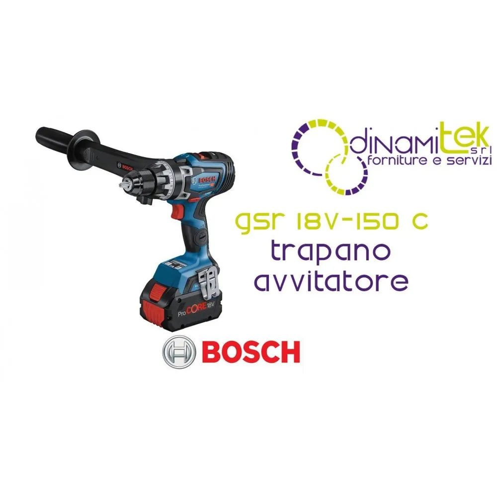 TALADRO ATORNILLADOR GSR 18V-150C PROFESSIONAL BITURBO | 150 NM | KIT DE INICIO Dinamitek 1