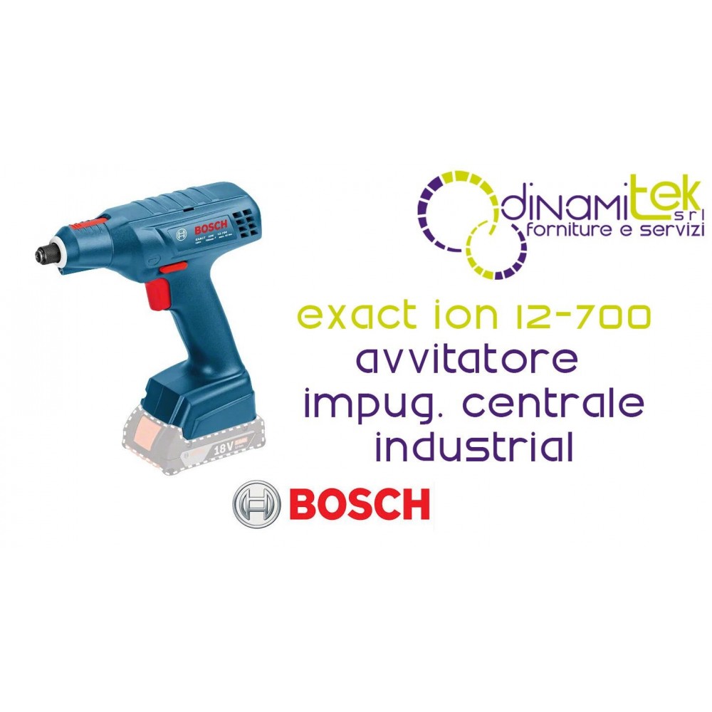 EXACT ION 12-700 INDUSTRIAL | 18V 12NM SCREWDRIVER | AUTOMATIC CLUTCH Dinamitek 1