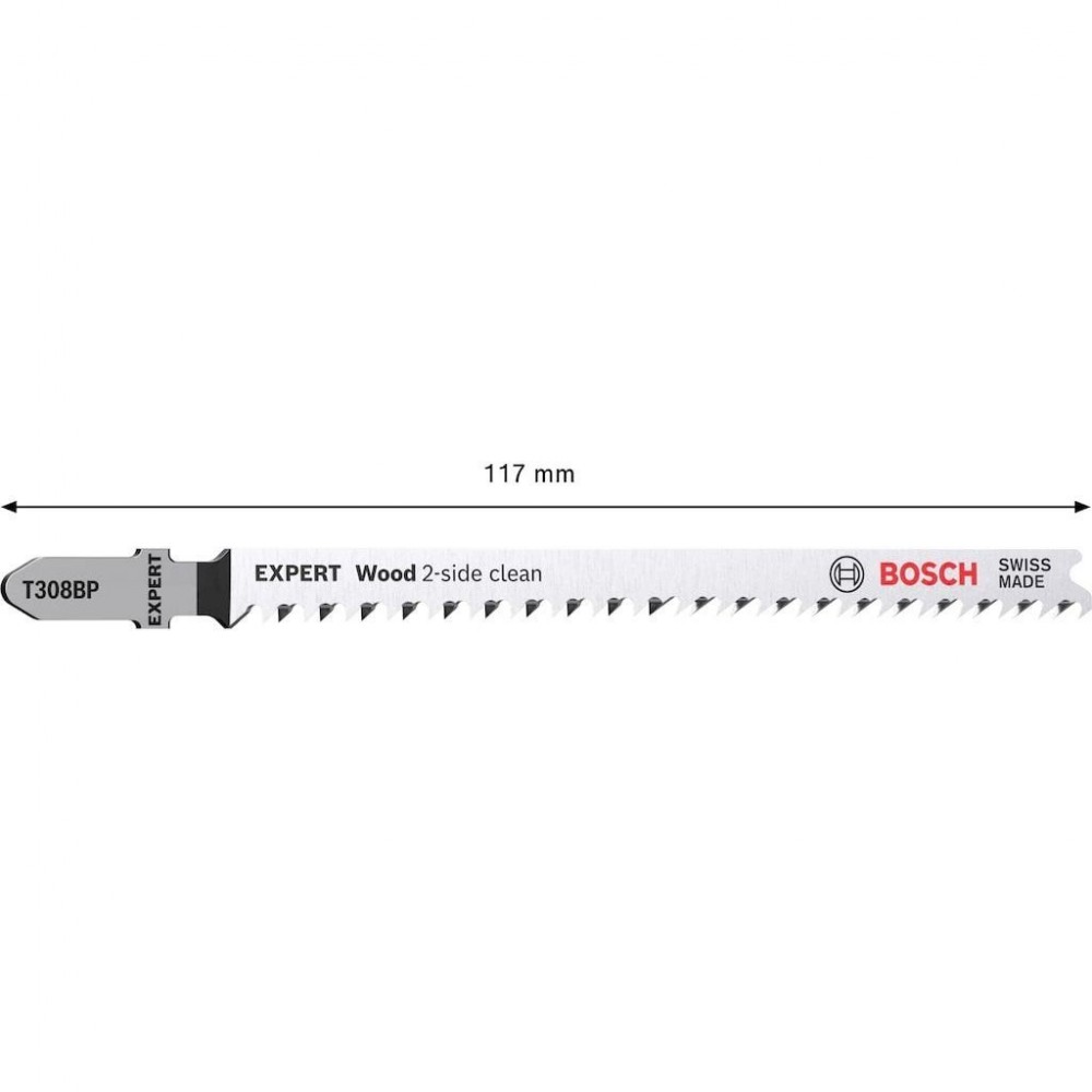PROFI-SäGEBLATT T308BP | HOLZ, BEIDSEITIG SAUBER | 117 MM, 12 ZäHNE PRO ZOLL Dinamitek 3