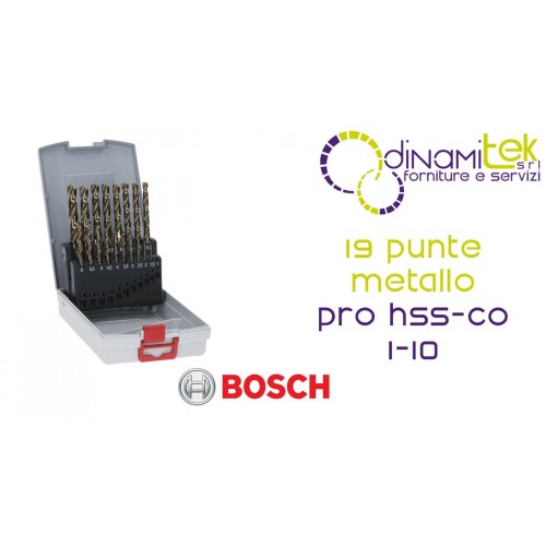COFFRET DE 19 FORETS HSS-CO | ACIER INOXYDABLE PROFESSIONNEL | POUR ACIER INOXYDABLE Dinamitek 1