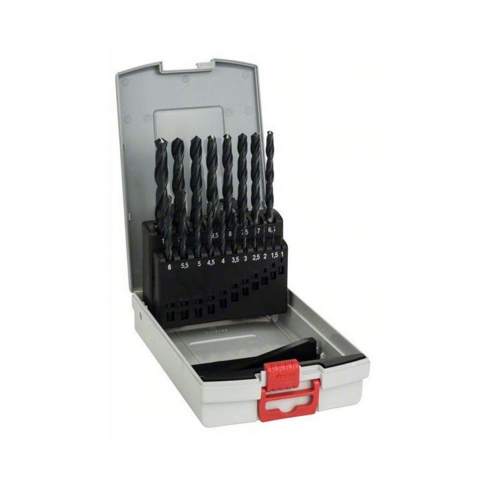 SET MIT 19 BOSCH HSS-R PROBOX BOHRERN FüR METALL DIN 338 2608587012 Dinamitek 2