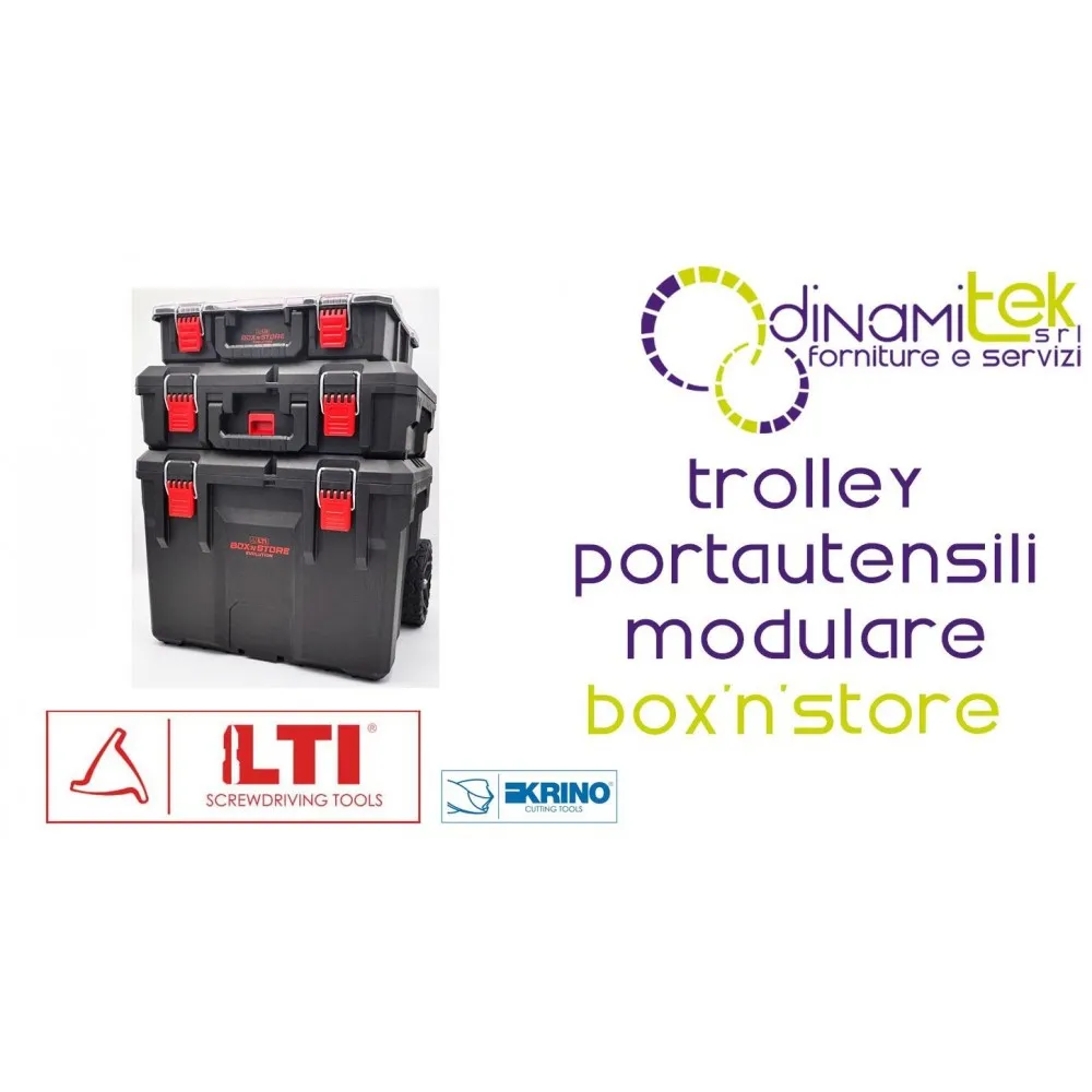 CARRO DE HERRAMIENTAS MODULAR KRINO BOX'N STORE EVOLUTION IP65 ART. 65992050 LTI Dinamitek 1
