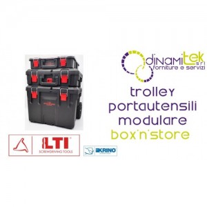 MODULAR TOOL TROLLEY KRINO BOX'N STORE EVOLUTION IP65 ART. 65992050 LTI Dinamitek 1