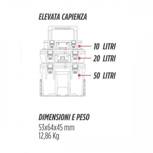 MODULAR TOOL TROLLEY KRINO BOX'N STORE EVOLUTION IP65 ART. 65992050 LTI Dinamitek 11