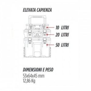 MODULAR TOOL TROLLEY KRINO BOX'N STORE EVOLUTION IP65 ART. 65992050 LTI Dinamitek 11