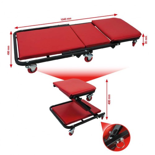 KS TOOLS 500.8011 LETTINO E SEDILE RIBALTABILE 1040x490mm Dinamitek 8