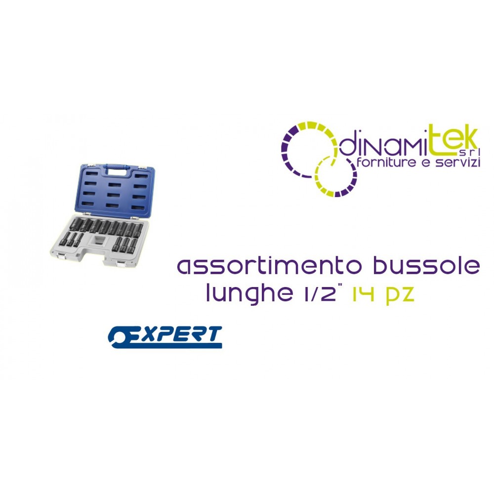 E041602 ASSORTIMENTO BUSSOLE LUNGHE 1/2" PASTORINO EXPERT 14 PEZZI Dinamitek 1