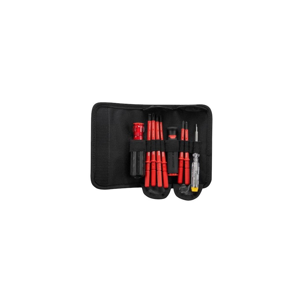 TOURNEVIS ISOLé STANLEY FATMAX VDE | LAMES INTERCHANGEABLES | COFFRET DE 10 PIèCES Dinamitek 2