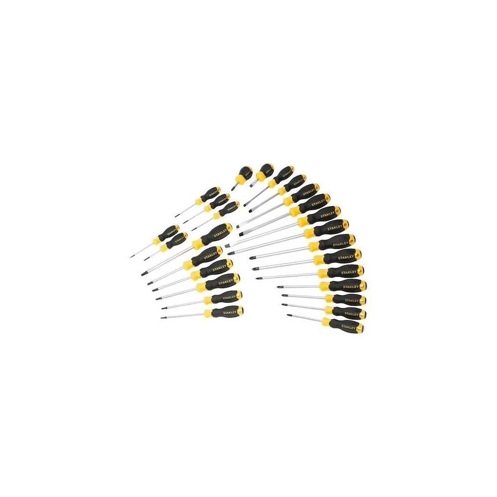26-PIECE SCREWDRIVER SET | CR-V STEEL | BENCH STAND STHT0-62142 STANLEY Dinamitek 2