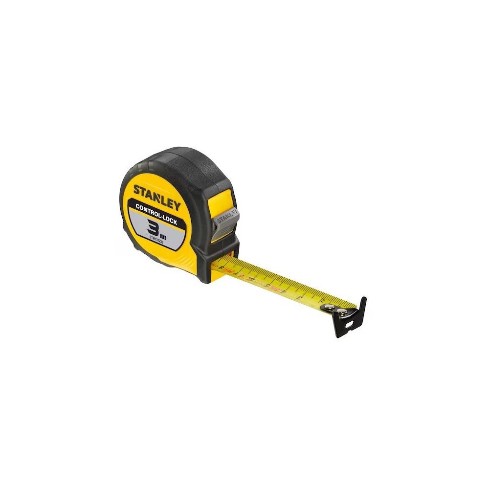 MèTRE RUBAN STANLEY CONTROL-LOCK 3M | 19 MM | PROTECTION DE LAME | CLASSE II Dinamitek 2