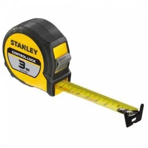 CINTA MéTRICA STANLEY CONTROL-LOCK DE 3 M | 19 MM | BLADE ARMOR | CLASE II Dinamitek 2