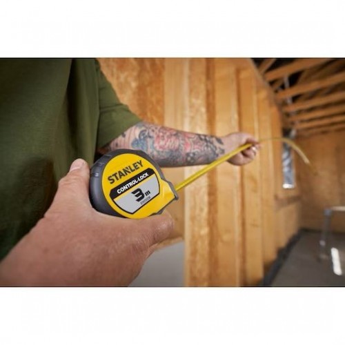 MèTRE RUBAN STANLEY CONTROL-LOCK 3M | 19 MM | PROTECTION DE LAME | CLASSE II Dinamitek 4