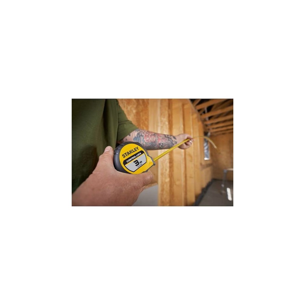CINTA MéTRICA STANLEY CONTROL-LOCK DE 3 M | 19 MM | BLADE ARMOR | CLASE II Dinamitek 4