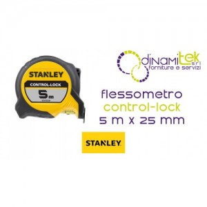 MèTRE RUBAN STANLEY CONTROL-LOCK, 5 M | 25 MM | AIMANT DéTACHABLE | CLASSE II Dinamitek 1