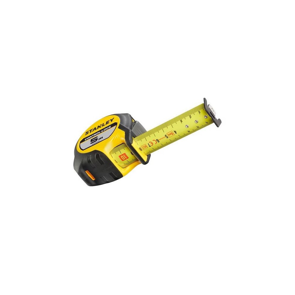 STANLEY CONTROL-LOCK TAPE MEASURE, 5M | 25MM | DETACHABLE MAGNET | CLASS II Dinamitek 2