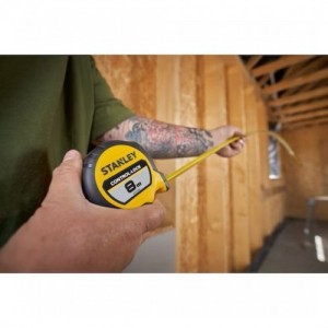 STANLEY CONTROL-LOCK TAPE MEASURE 8M | 25MM | BLADE ARMOR | CLASS II Dinamitek 4