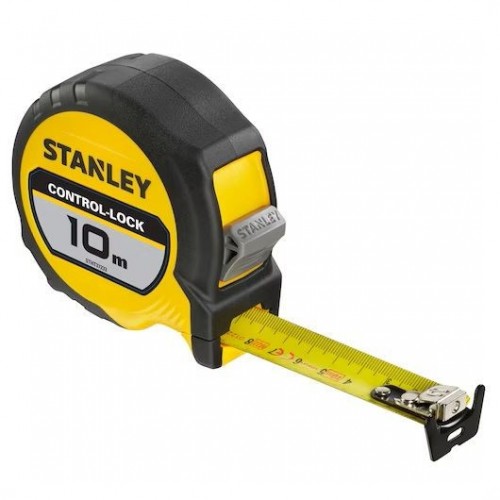 STANLEY CONTROL-LOCK 10M TAPE MEASURE | 25MM | BLADE ARMOR | CLASS II Dinamitek 2