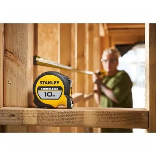 CINTA MéTRICA STANLEY CONTROL-LOCK DE 10 M | 25 MM | BLADE ARMOR | CLASE II Dinamitek 4