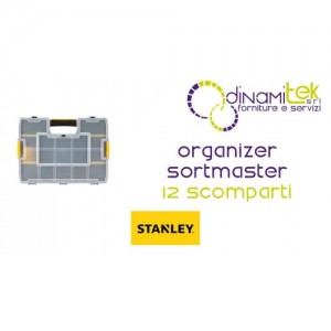 ORGANIZADOR SORTMASTER | 12 COMPARTIMENTOS | 1024 CONFIGURACIONES 1-94-745 STANLEY Dinamitek 1