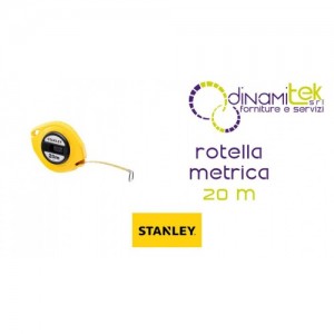 RUEDA DE CINTA DE ACERO DE 20 M | CARCASA LIGERA DE ABS | CLASE II 0-34-105 STANLEY Dinamitek 1