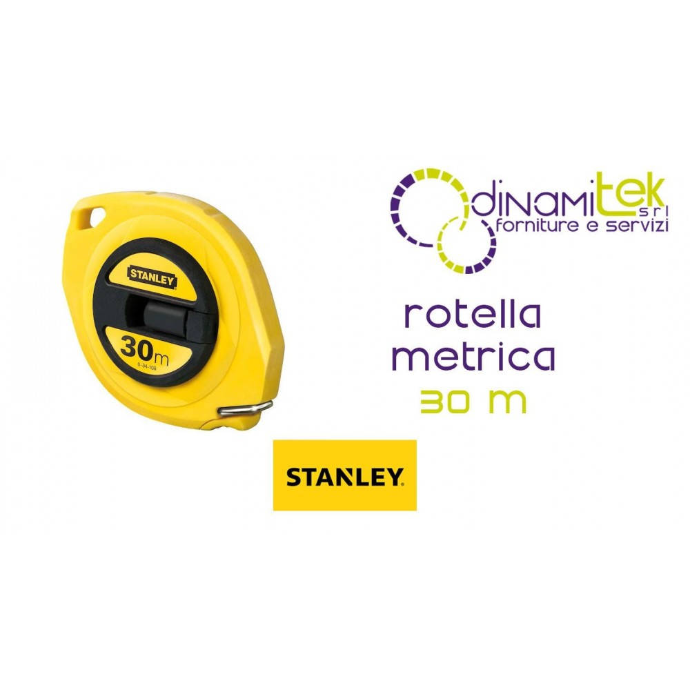 30-M-STAHLBANDROLLE | LEICHTES ABS-GEHäUSE | SCHUTZKLASSE II 0-34-108 STANLEY Dinamitek 1
