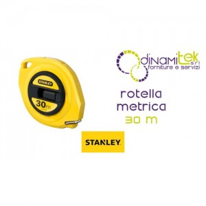 ROUE à RUBAN EN ACIER DE 30 M | BOîTIER LéGER EN ABS | CLASSE II 0-34-108 STANLEY Dinamitek 1