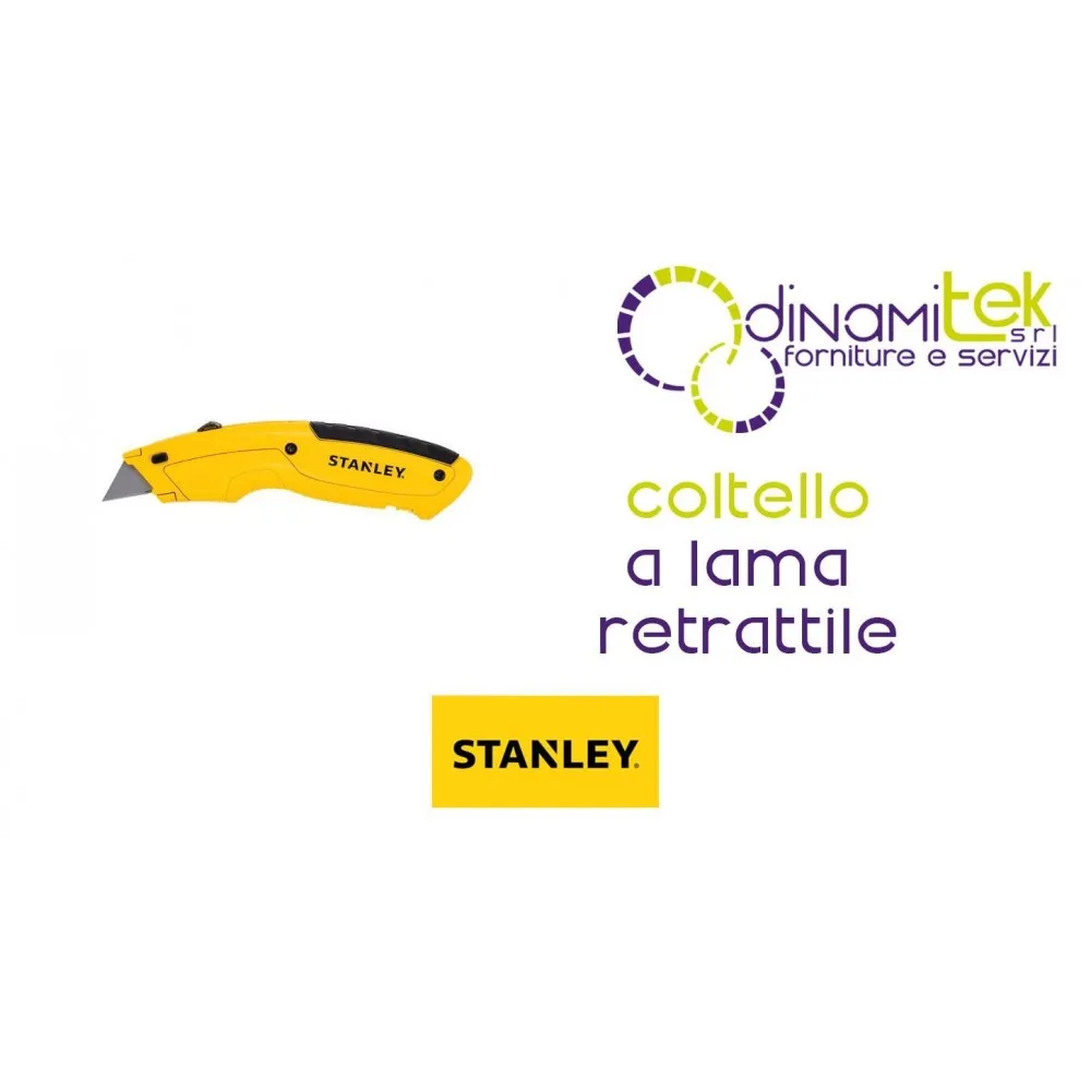 CUCHILLO RETRáCTIL | CUERPO DE METAL | 5 POSICIONES STHT10430-0 STANLEY Dinamitek 1