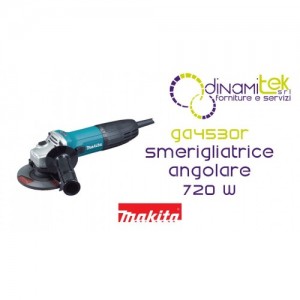 MAKITA GA4530R - AMOLADORA ANGULAR DE 115 MM - 720 W - FUNCIóN ANTIRREINICIO Dinamitek 1