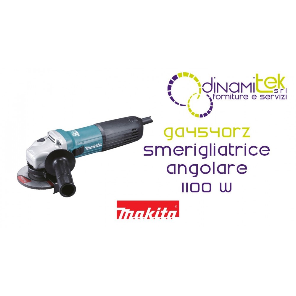 MAKITA GA4540RZ – 115-MM-WINKELSCHLEIFER – 1.100 W – SJS-II-SYSTEM Dinamitek 4