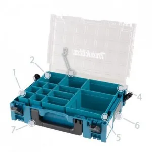 MAKITA MAKOR1 - ORGANIZADOR MAKPAC CON 13 COMPARTIMENTOS - 191X80-2 Dinamitek 6