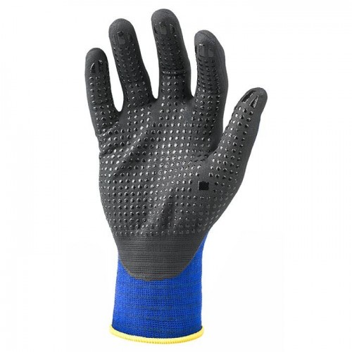 GUANTE PROFESIONAL GA25N SOCIM DE NAILON/SPANDEX Y NITRILO PUNTEADO Dinamitek 3